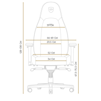 Кресло игровое Noblechairs Icon Black (NBL-ICN-PU-BLA) Diawest