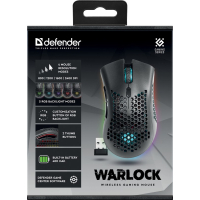 Мишка Defender Warlock GM-709L RGB Wireless Black (52709) Diawest