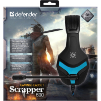 Навушники Defender Scrapper 500 Blue-Black (64501) Diawest