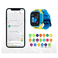 Смарт-годинник Amigo GO008 GLORY GPS WIFI Blue-Yellow (976267) Diawest