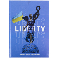 Книга записна Axent Liberty А4, 96 аркушів, клітинка, синя (8422-551-A) Diawest