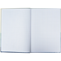 Книга записная Axent Waves А4, 96 листов, клетка, синяя (8422-562-A) Diawest