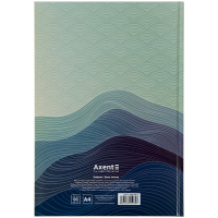 Книга записная Axent Waves А4, 96 листов, клетка, синяя (8422-562-A) Diawest
