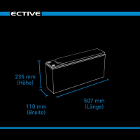 Батарея до ДБЖ Ective DC 125, 12V-126Ah, AGM Slim (TN4710) Diawest