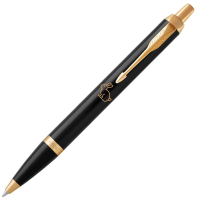 Ручка шариковая Parker IM 17 ZODIAC Black GT BP Черный Кролик (22032_Z204y) Diawest