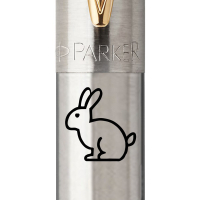 Ручка шариковая Parker JOTTER 17 ZODIAC SS GT BP Черный Кролик (16032_Z204b) Diawest