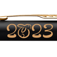 Ручка шариковая Parker IM 17 ZODIAC Black GT BP Год Кролика (22032_Z211y) Diawest