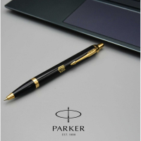 Ручка кулькова Parker IM 17 UKRAINE Black GT BP Вогняний Тризуб (22032_T031y) Diawest