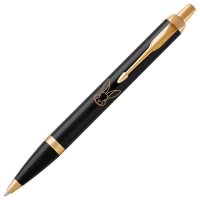 Ручка шариковая Parker IM 17 ZODIAC Black GT BP Кролик (22032_Z201y) Diawest