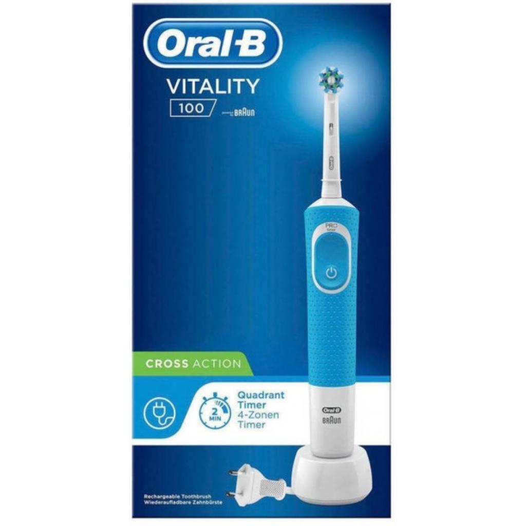 Электрическая зубная щетка Oral-B CrossAction type 3710 Blue (D100.413.1) Diawest