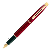 Ручка пір'яна Waterman Hemisphere Marblad Red (FP F 12050) Diawest