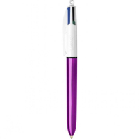 Ручка масляная Bic 4 in 1 Colours Shine Purple фиолетовая (bc982876) Diawest