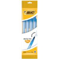 Ручка масляна Bic Round Stic, синя, 4шт в блістері (bc944176) Diawest