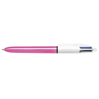Ручка масляна Bic 4 in 1 Colours Shine Pink рожева (bc982875) Diawest