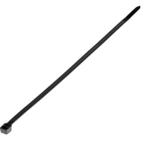 Стяжка Topex чорна, 3.6x200 мм, пластик, 100 шт. (44E976) Diawest