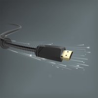 Кабель мультимедійний HDMI to HDMI 15.0m 4K Ethernet Gold Black Hama (00205010) Diawest
