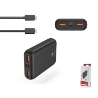 Батарея універсальна Hama PD 10HD 10000mAh Anthracit (00201662) Diawest