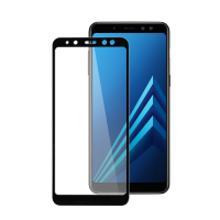 Стекло защитное PowerPlant Full screen Samsung Galaxy A8+ (2018), Black (GL605439) Diawest