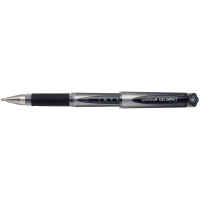 Ручка гелева UNI Impact чорний 1мм (UM-153S.Black) Diawest