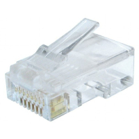 Коннектор RJ45 cat.6 UTP 8P8C * 100 (позолоч. конт.) Cablexpert (LC-8P8C-002/100) Diawest