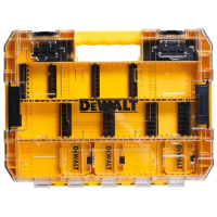 Ящик для документов DeWALT для бит системы TSTAK Tough Case L с футляром и кассетами 8шт, розделители 6шт (DT70804) Diawest