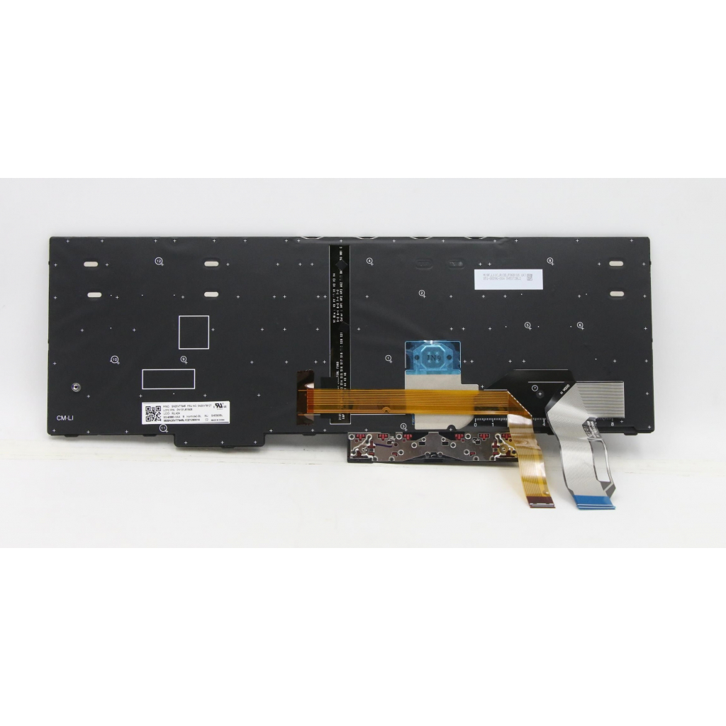 Клавіатура ноутбука Lenovo ThinkPad T15 Gen1/Gen2 черн с черн с подсв ТП UA (A46204) Diawest