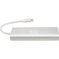 Концентратор Intracom USB3.1 Type-C to HDMI/USB 3.0x2/RJ45/SD/PD 60W Hub 7-in-1 Manhattan (152075) Diawest