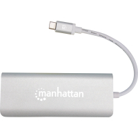Концентратор Intracom USB3.1 Type-C to HDMI/USB 3.0x2/RJ45/SD/PD 60W Hub 7-in-1 Manhattan (152075) Diawest