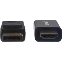 Кабель мультимедийный DisplayPort M to HDMI M 1.0m 4K60Hz UFHD Manhattan Intracom (153195) Diawest
