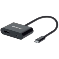 Концентратор Intracom USB3.1 Type-C to DisplayPort(Thunderbolt 3)/PD 60W/ Black Manhattan (153447) Diawest