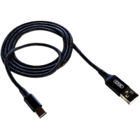 Дата кабель USB 2.0 AM to Type-C 2.0m NB143 Braided Black XO (XO-NB143C2-BK) Diawest