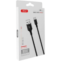Дата кабель USB 2.0 AM to Type-C 2.0m NB143 Braided Black XO (XO-NB143C2-BK) Diawest
