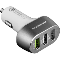 Зарядний пристрій Modecom 3xUSB 2.4A QC3.0 + 2 USB Ports CU3-05 (ZT-MC-CU3-05) Diawest