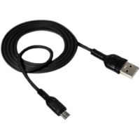 Дата кабель USB 2.0 AM to Micro 5P 1.0m NB212 2.1A Black XO (XO-NB212m-BK) Diawest