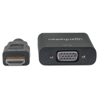 Перехідник HDMI M to VGA F (without audio) Manhattan Intracom (151467) Diawest