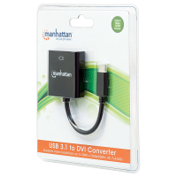 Перехідник USB3.1 Type-C to DVI (F) Manhattan Intracom (152051) Diawest