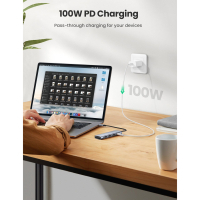 Концентратор Ugreen USB3.0 Type-C to HDMI/SDTF/USB 3.0x2/PD CM195 (70411) Diawest