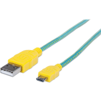 Дата кабель USB 2.0 AM to Micro 5P 1.0m Manhattan Intracom (352710) Diawest