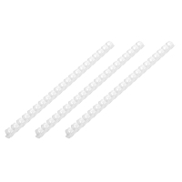 Пружина для палітурки 2E пл. 8мм (100 шт.) білі (2E-PL08-100WH) Diawest