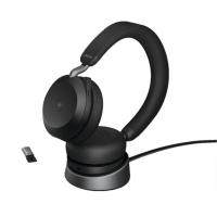 Навушники Jabra Evolve2 75 MS Stereo USB-A + База Black (27599-999-989) Diawest