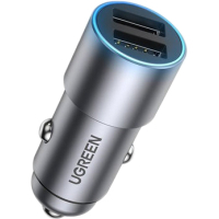 Зарядное устройство Ugreen USB-A Dual 24W QC Grey (CD130) (50592) Diawest
