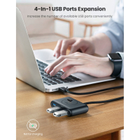 Концентратор Ugreen CR113 4-port 0.5m USB3.0 active (20290) Diawest