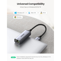 Перехідник USB 3.0 to Ethernet RJ45 1000 Mb CM209 Ugreen (50922) Diawest