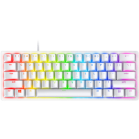 Клавіатура Razer Huntsman mini Mercury Red Switch USB RU White (RZ03-03392200-R3R1) Diawest