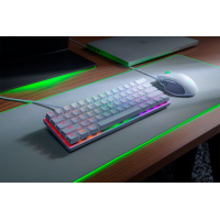 Клавіатура Razer Huntsman mini Mercury Red Switch USB RU White (RZ03-03392200-R3R1) Diawest
