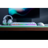 Клавіатура Razer Huntsman mini Mercury Red Switch USB RU White (RZ03-03392200-R3R1) Diawest