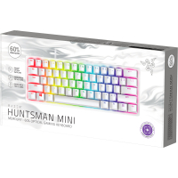 Клавіатура Razer Huntsman mini Mercury Red Switch USB RU White (RZ03-03392200-R3R1) Diawest