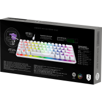 Клавіатура Razer Huntsman mini Mercury Red Switch USB RU White (RZ03-03392200-R3R1) Diawest