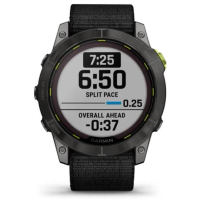 Смарт-годинник Garmin Enduro 2, Saph, Carbon GrayDLC Ti w/Black UltraFit Band, GPS (010-02754-01) Diawest