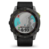 Смарт-годинник Garmin Enduro 2, Saph, Carbon GrayDLC Ti w/Black UltraFit Band, GPS (010-02754-01) Diawest